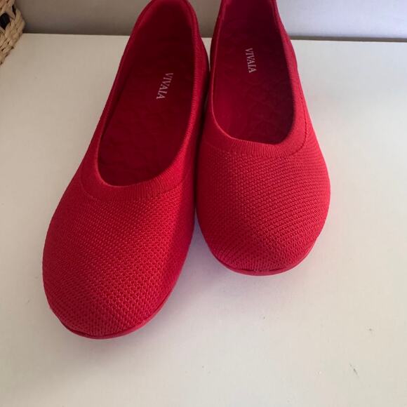 VIVAIA Claire Round-Toe Walking Comfort Flats Red Size 39.5 us 8.5 - Picture 7 of 7